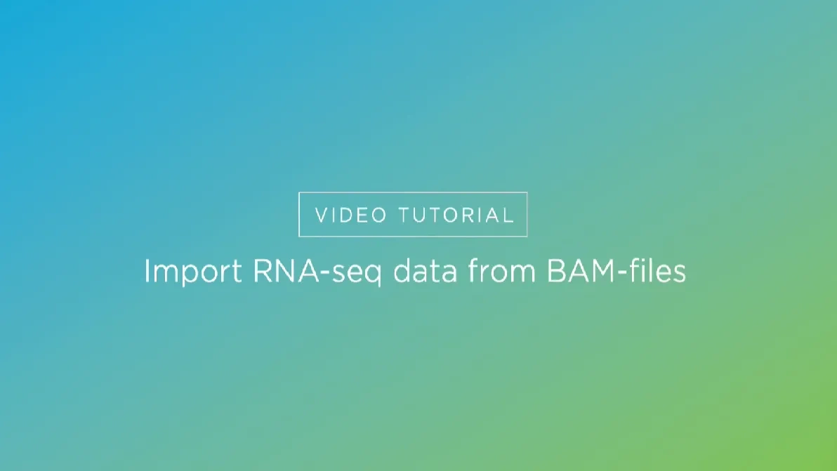 Import RNA-seq BAM files