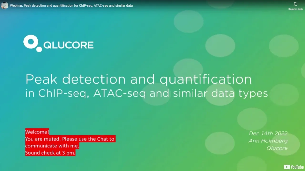 Peak detection and quantification for ChIP-seq, ATAC-seq and similar data