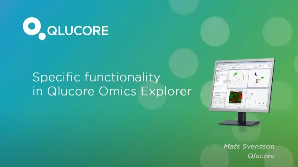 Specific functionality in Qlucore Omics Explorer