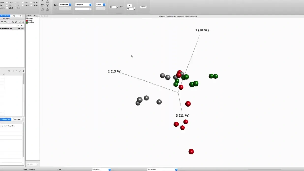 Biomarker Workbench for set up of multiple statistical tests