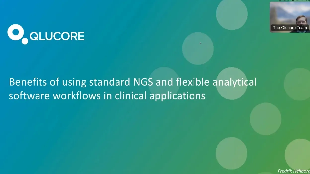using standard NGS and flexible analytical software workflows in clinical applications